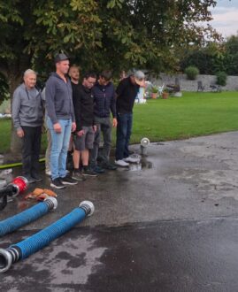 Training Nasslöschbewerb