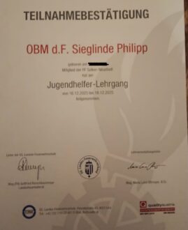 Jugendbetreuer- Lehrgang